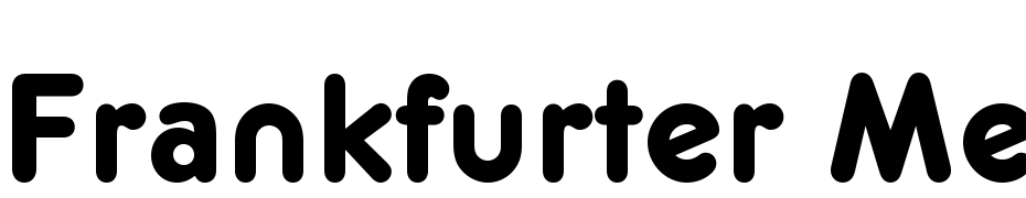 Frankfurter Medium Plain Font Download Free